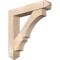 Ekena Millwork Balboa Arts and Crafts Smooth Bracket w/ Offset Brace, Douglas Fir, 7 1/2"W x 40"D x 40"H BKT0806X40X40BOA03SDF - alternate 1